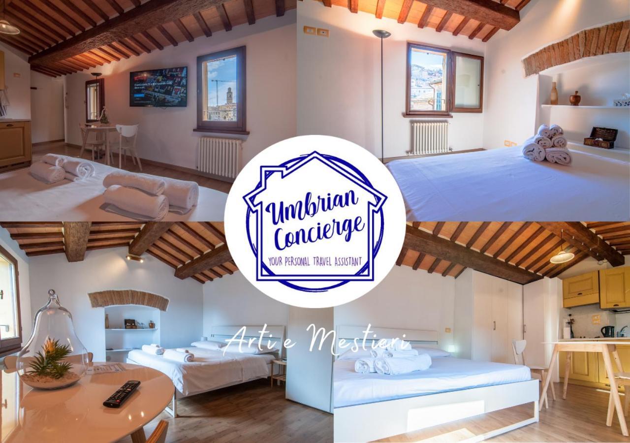 Отель Umbrian Concierge - La Casa Dei Pellari Перуджа Экстерьер фото